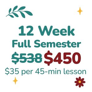 12 Week Package (20% off!)